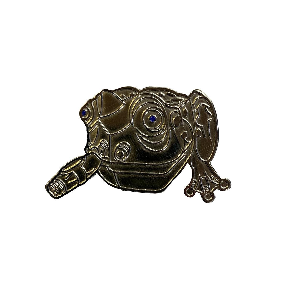 Pin Bufo Silver Met