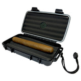 Cargar imagen en el visor de la galería, Humidor Lotus Travel Para 5 Puros Black