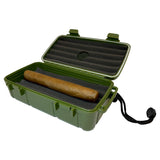 Cargar imagen en el visor de la galería, Humidor Lotus Travel Para 10 Puros Green