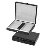 Cargar imagen en el visor de la galería, Humidor Zino de Viaje Piel Negro Soft Touch Ch