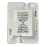 Cargar imagen en el visor de la galería, Cenicero Davidoff Rectangular Blanco P/2 Puros