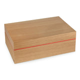 Cargar imagen en el visor de la galería, Humidor Zino Z80 Oak Roble &amp; Rojo