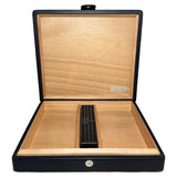 Cargar imagen en el visor de la galería, Humidor Zino de Viaje Piel Negro Soft Touch Ch